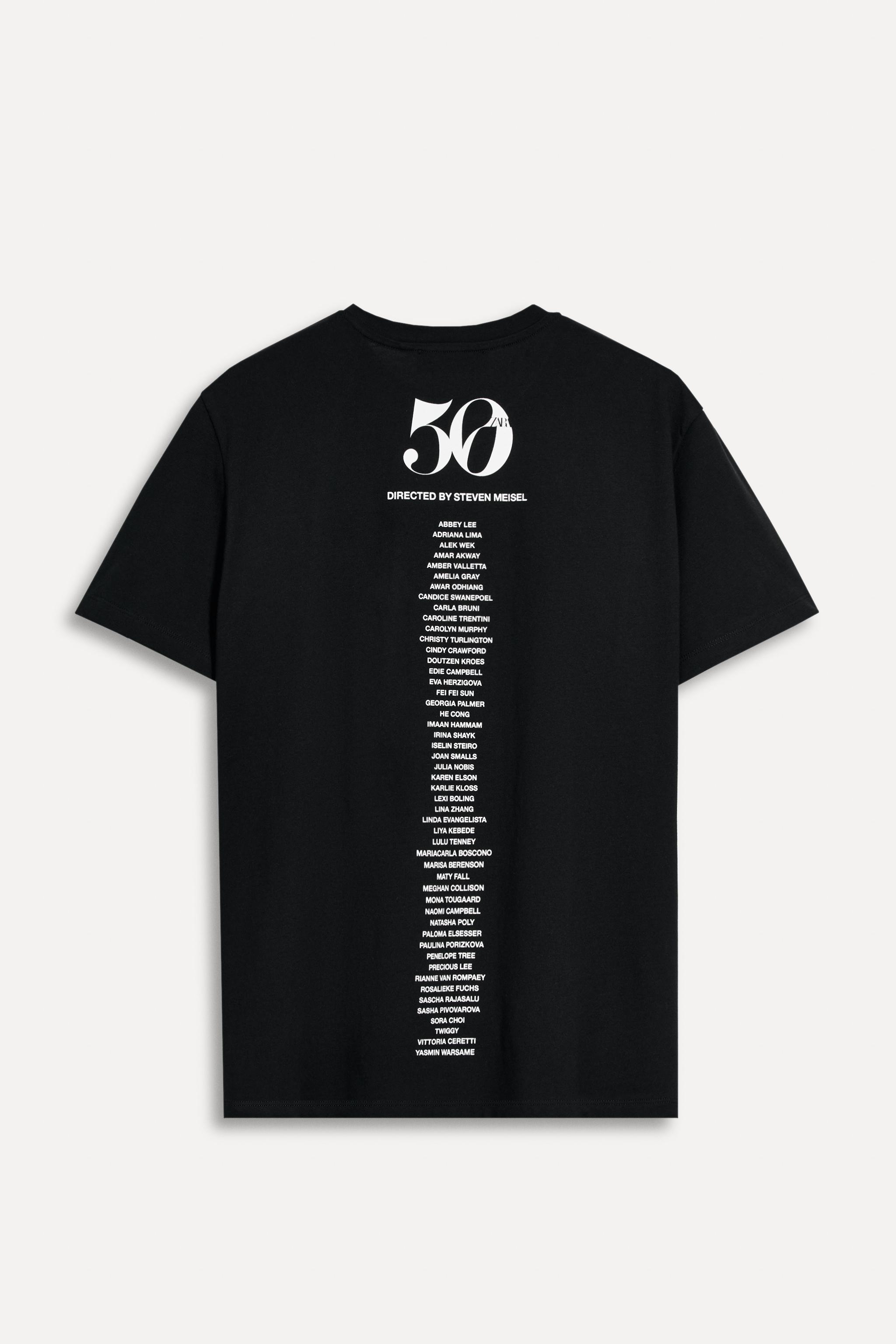 STEVEN MEISEL PHOTO T-SHIRT 50TH ANNIVERSARY